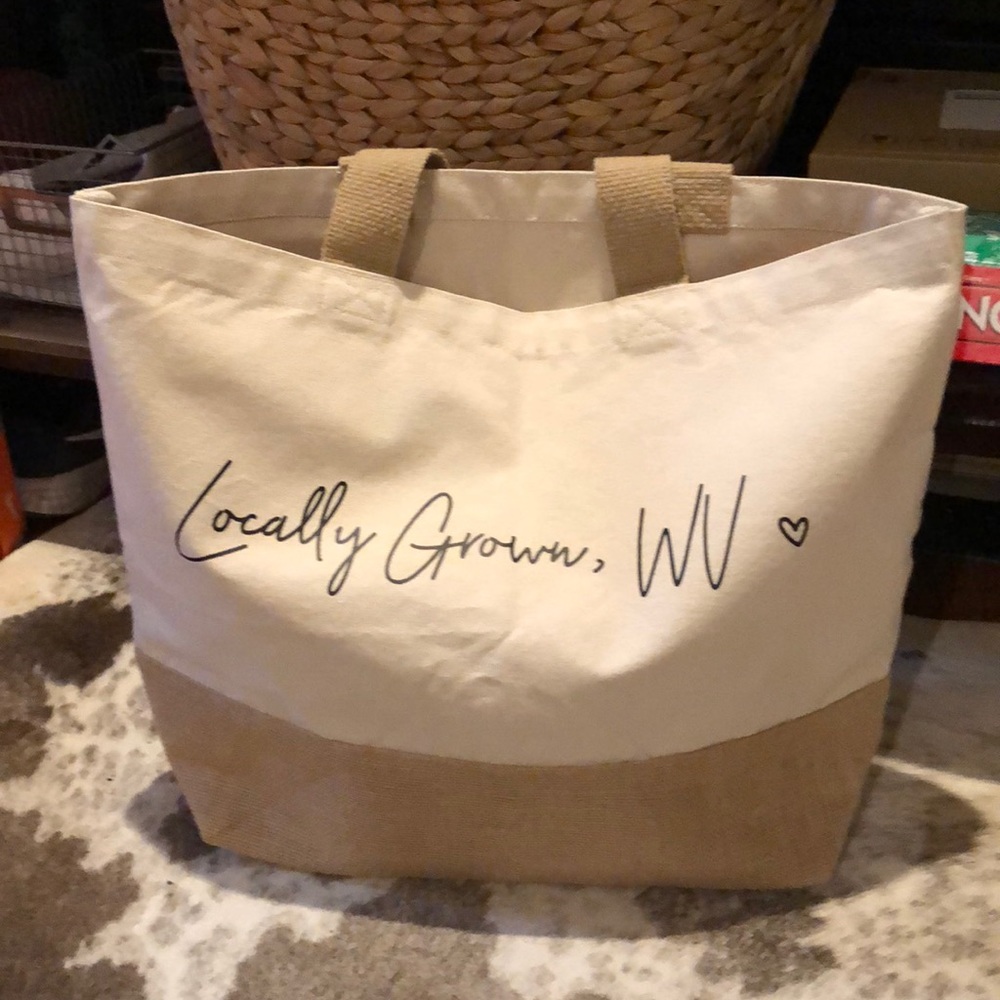 New “Locally Grown, West Virginia” Tote Bag